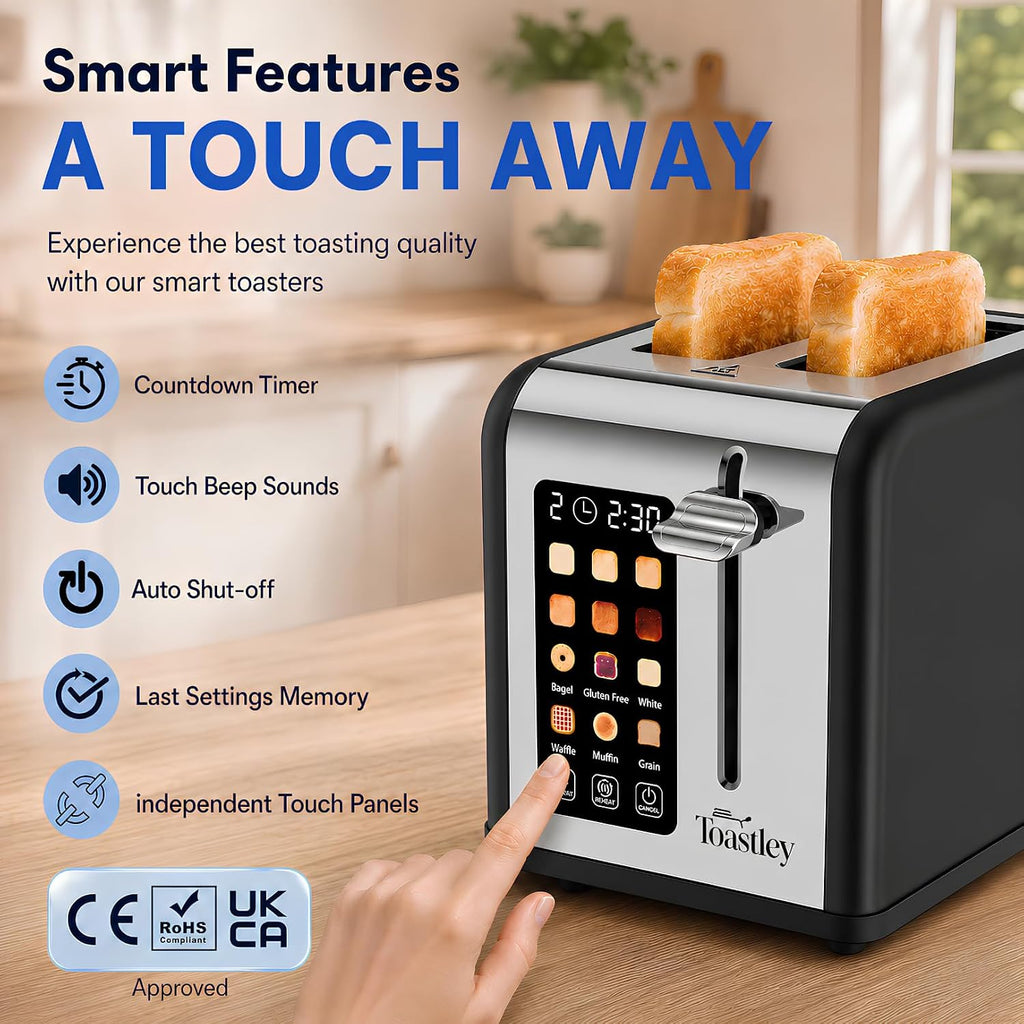 Toastley 2 Slice Smart Toaster