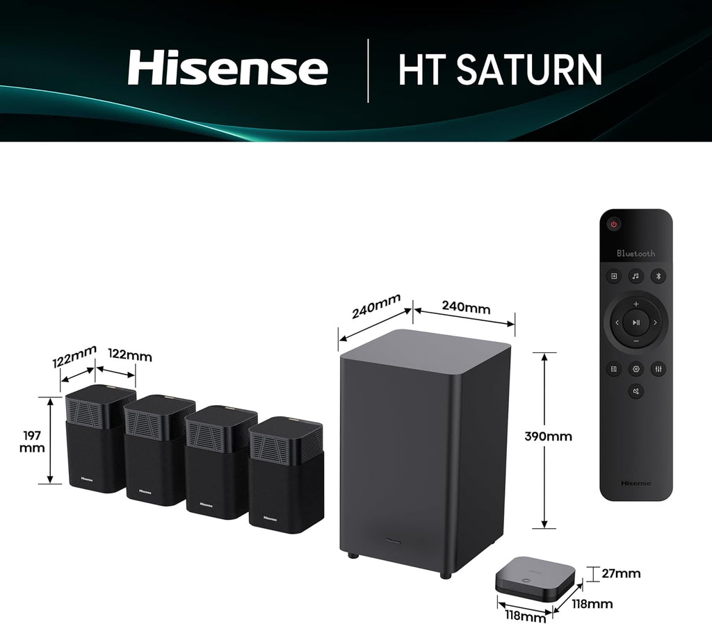 Hisense AX5125H 5.1.2 Channel Soundbar