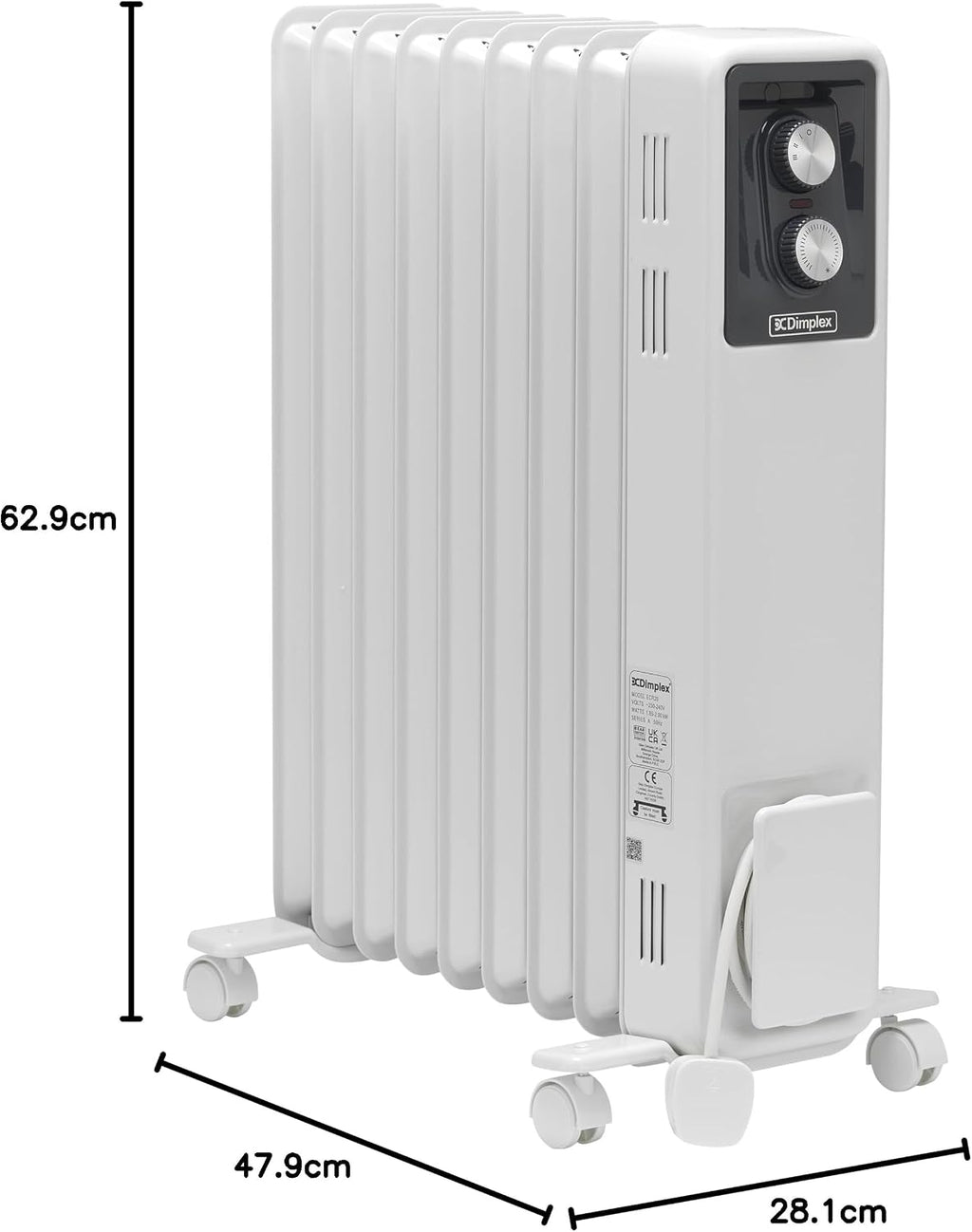Dimplex ECR20 Oil Free Portable Radiator