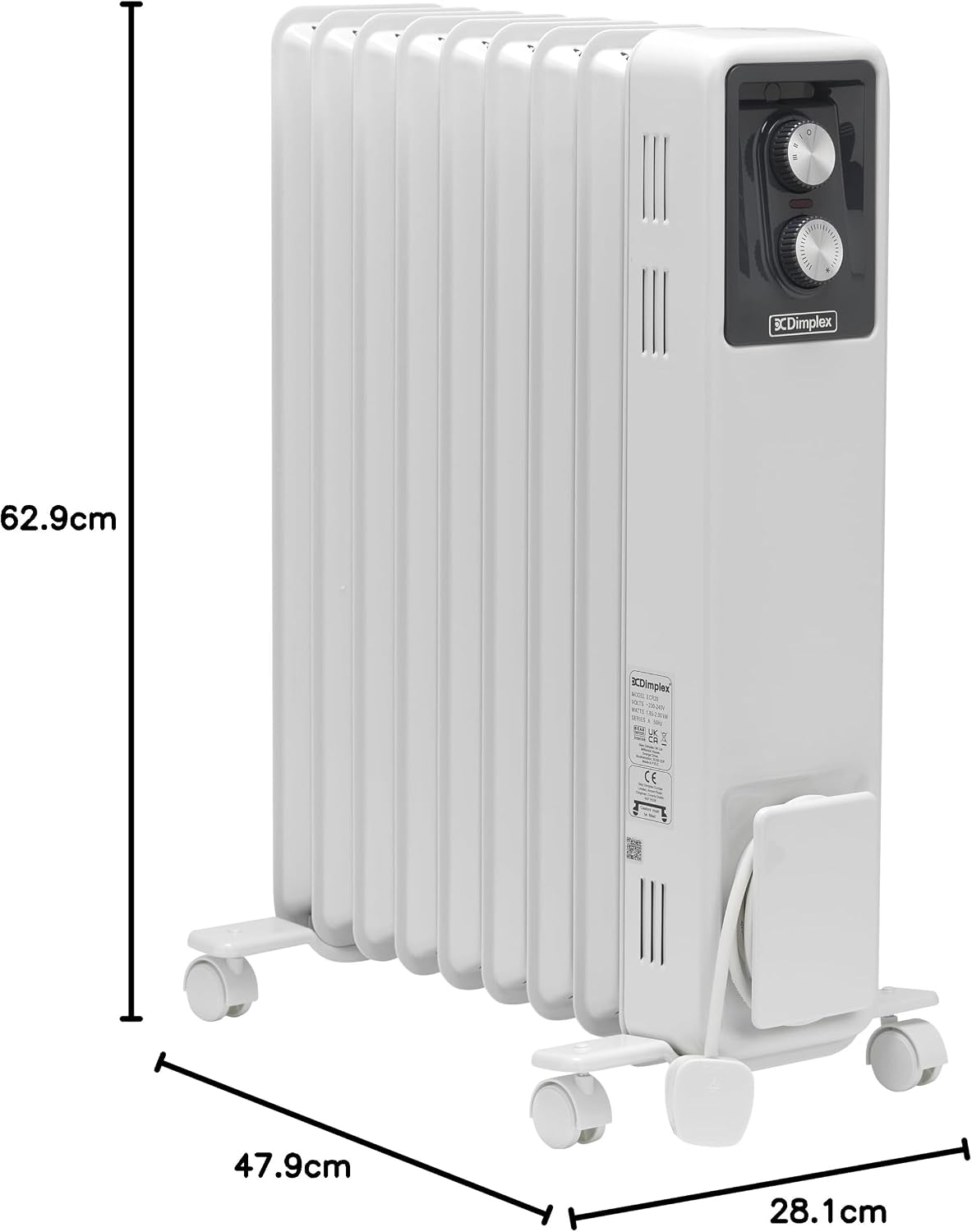 Dimplex ECR20 Oil Free Portable Radiator