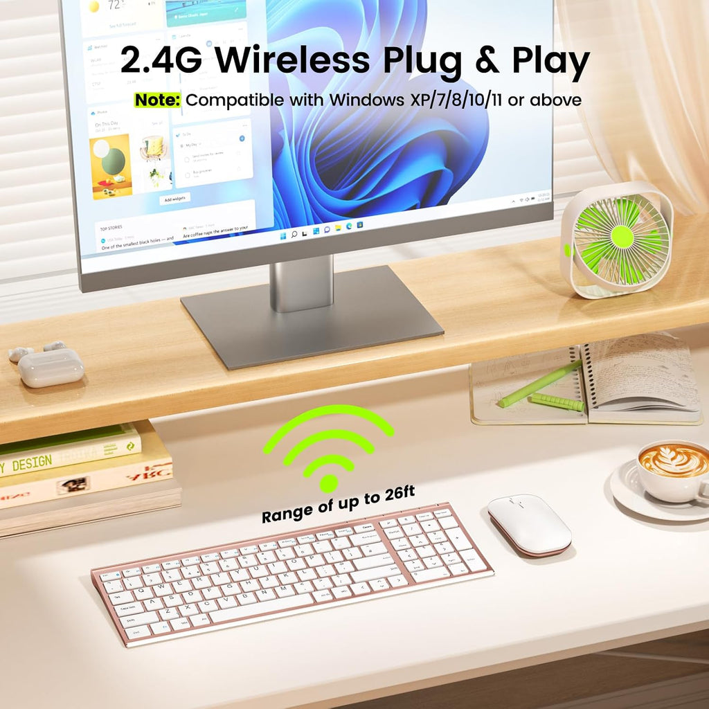 seenda Slim Wireless Keyboard & Mouse Set