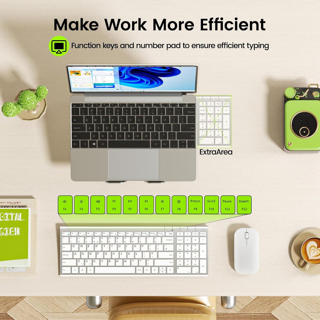 seenda Slim Wireless Keyboard & Mouse Set