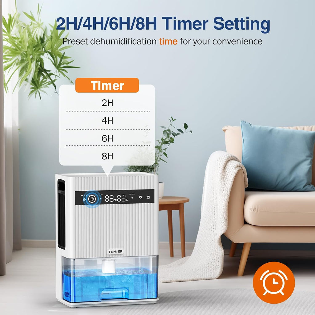 TENKER Dehumidifier for Home 3L
