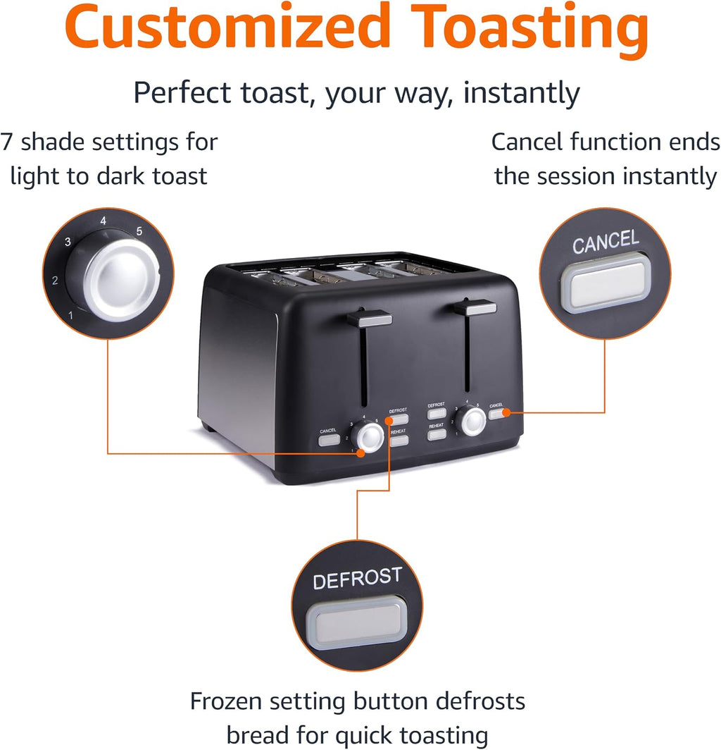 Amazon Basics 4 Slice Toaster