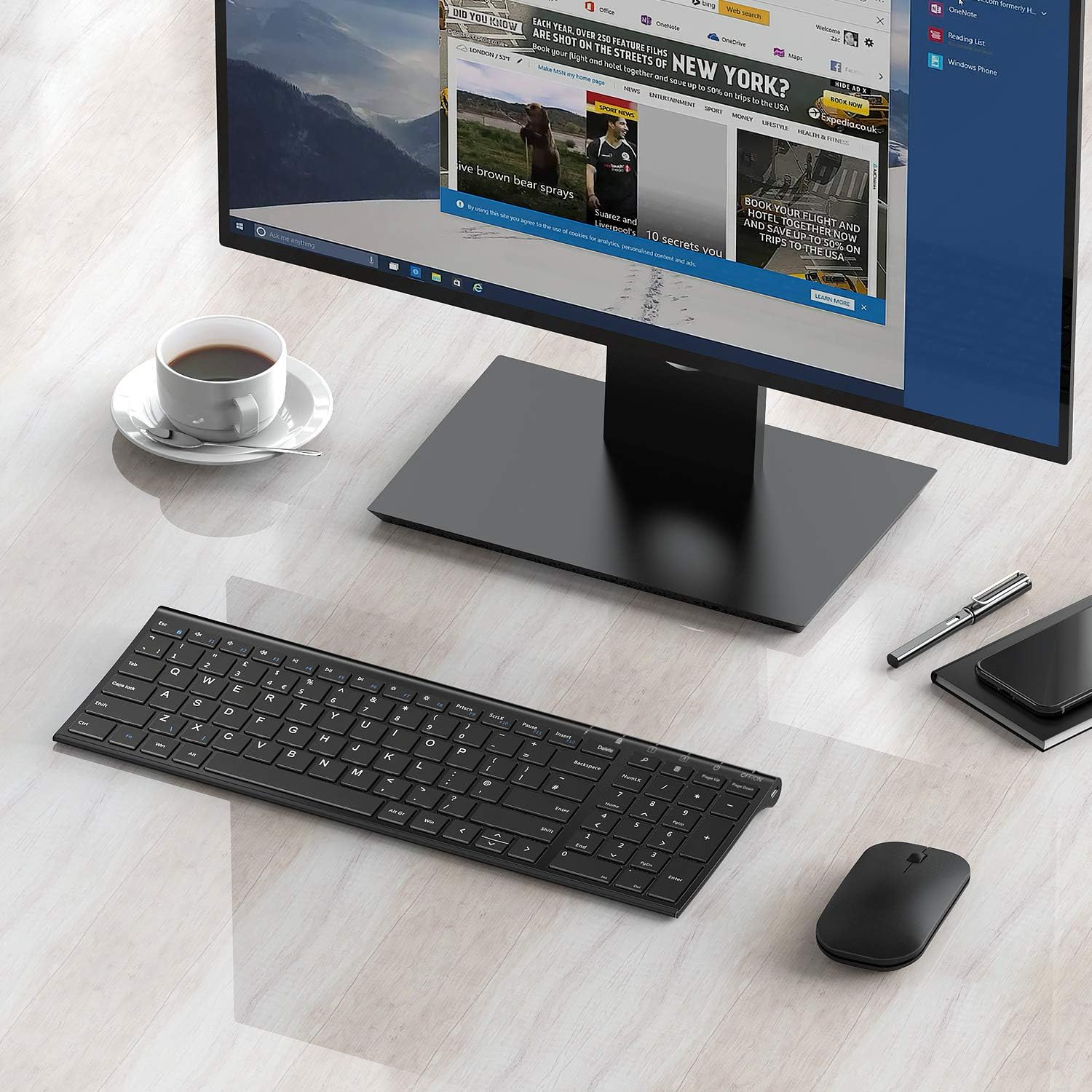 seenda Slim Wireless Keyboard & Mouse Set