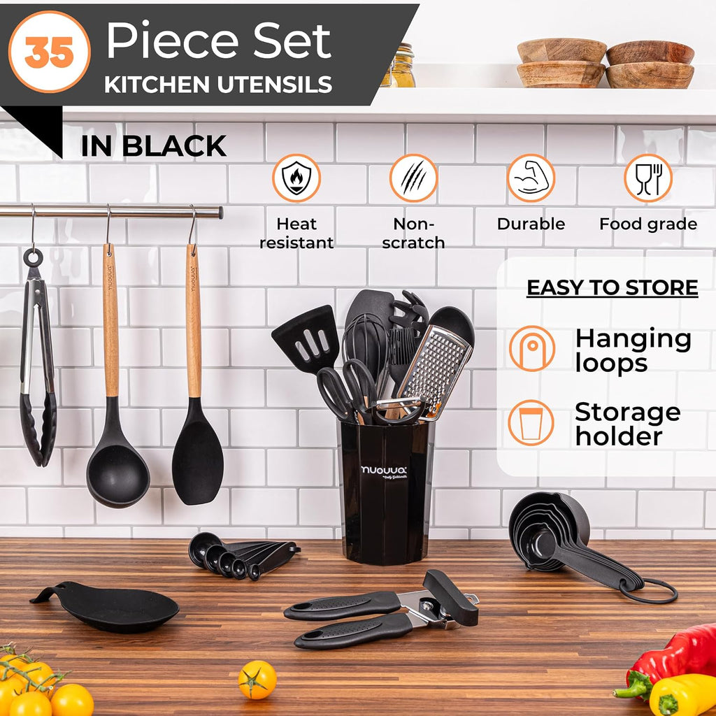 Nuovva Kitchen Utensils Set 35pcs