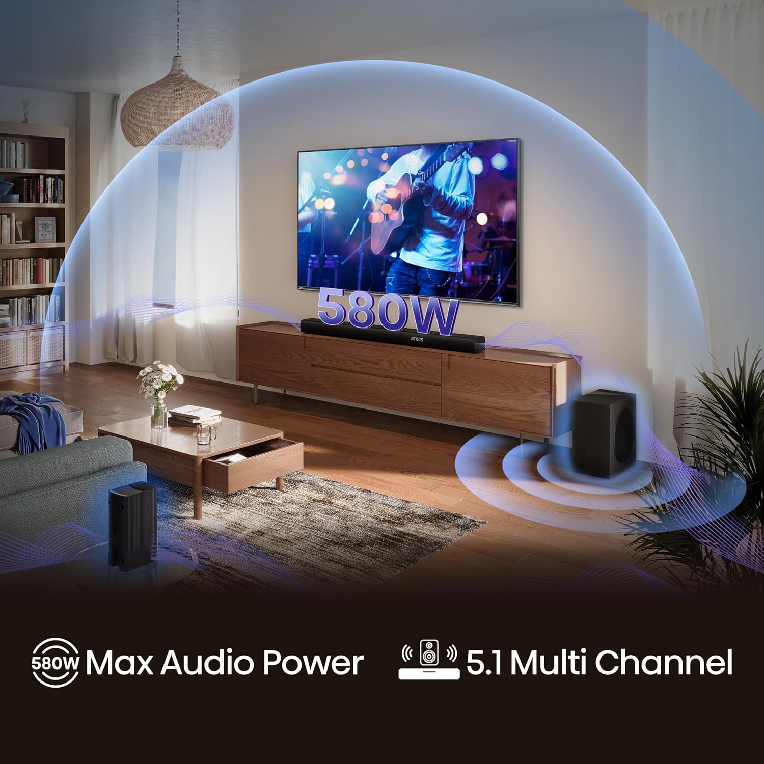 Hisense AX5125H 5.1.2 Channel Soundbar