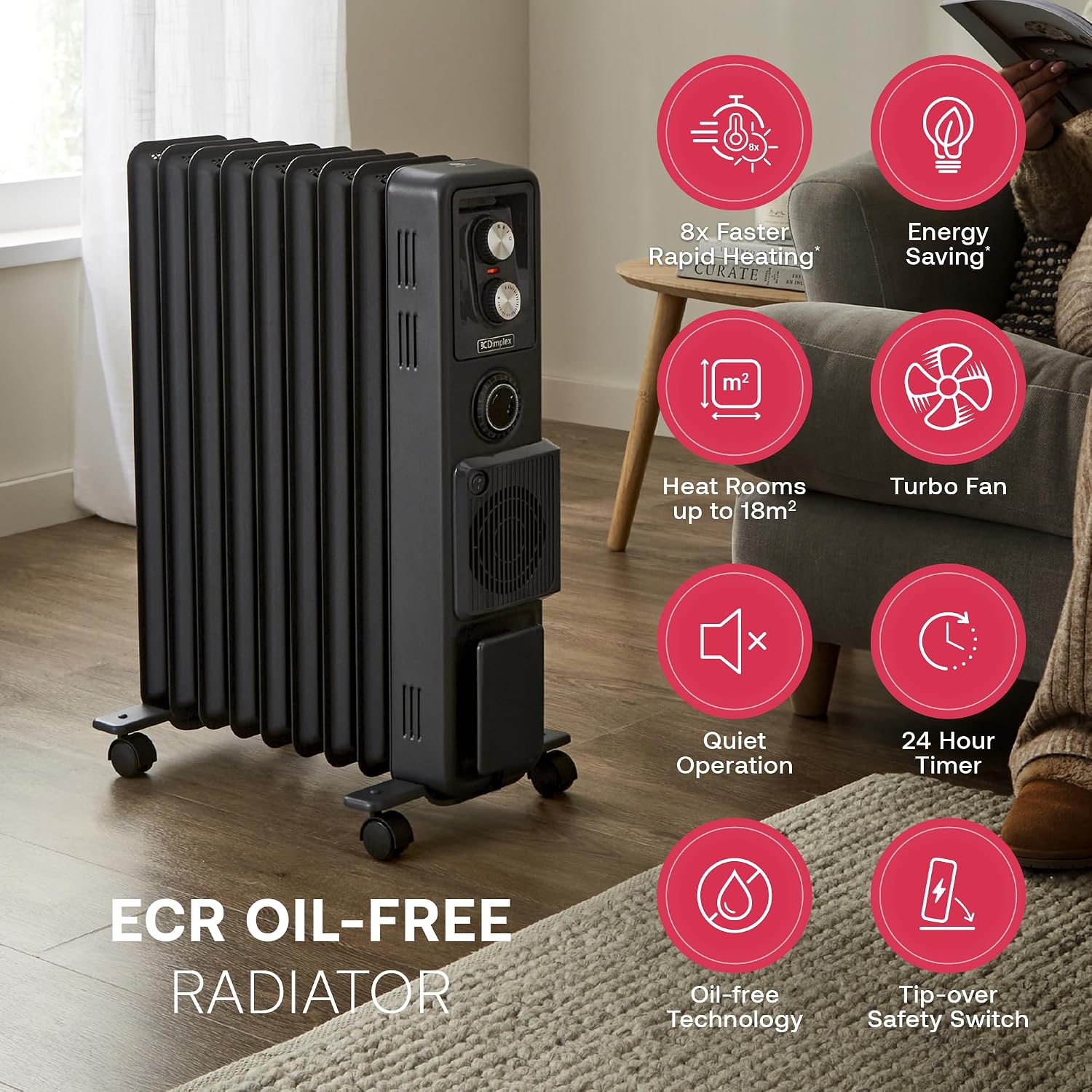 Dimplex ECR20 Oil Free Portable Radiator