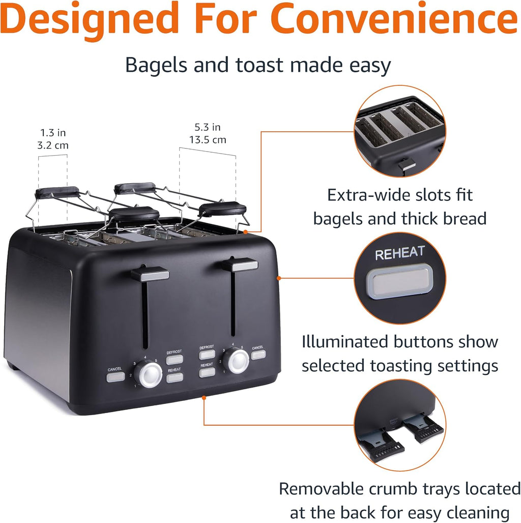 Amazon Basics 4 Slice Toaster