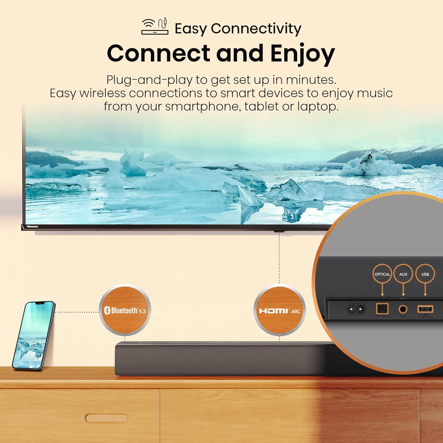 Hisense AX5125H 5.1.2 Channel Soundbar