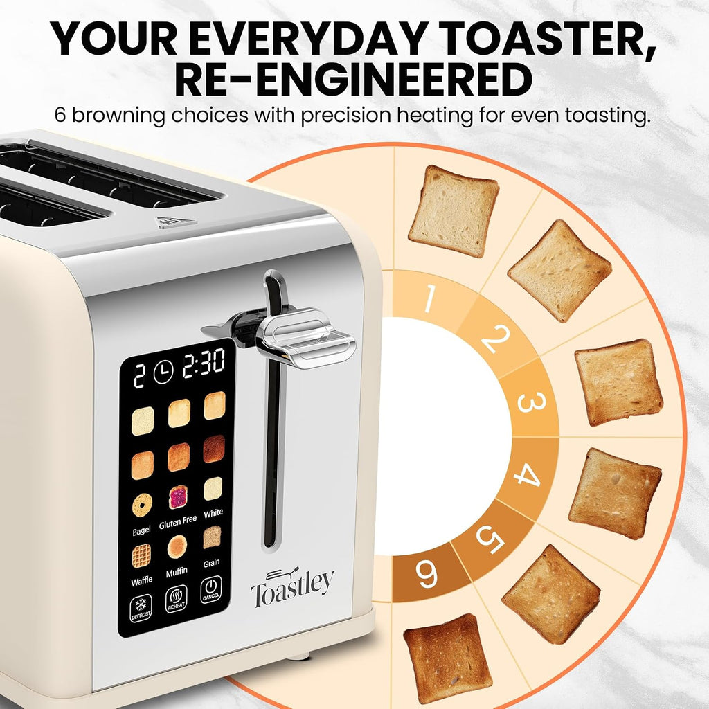 Toastley 2 Slice Smart Toaster