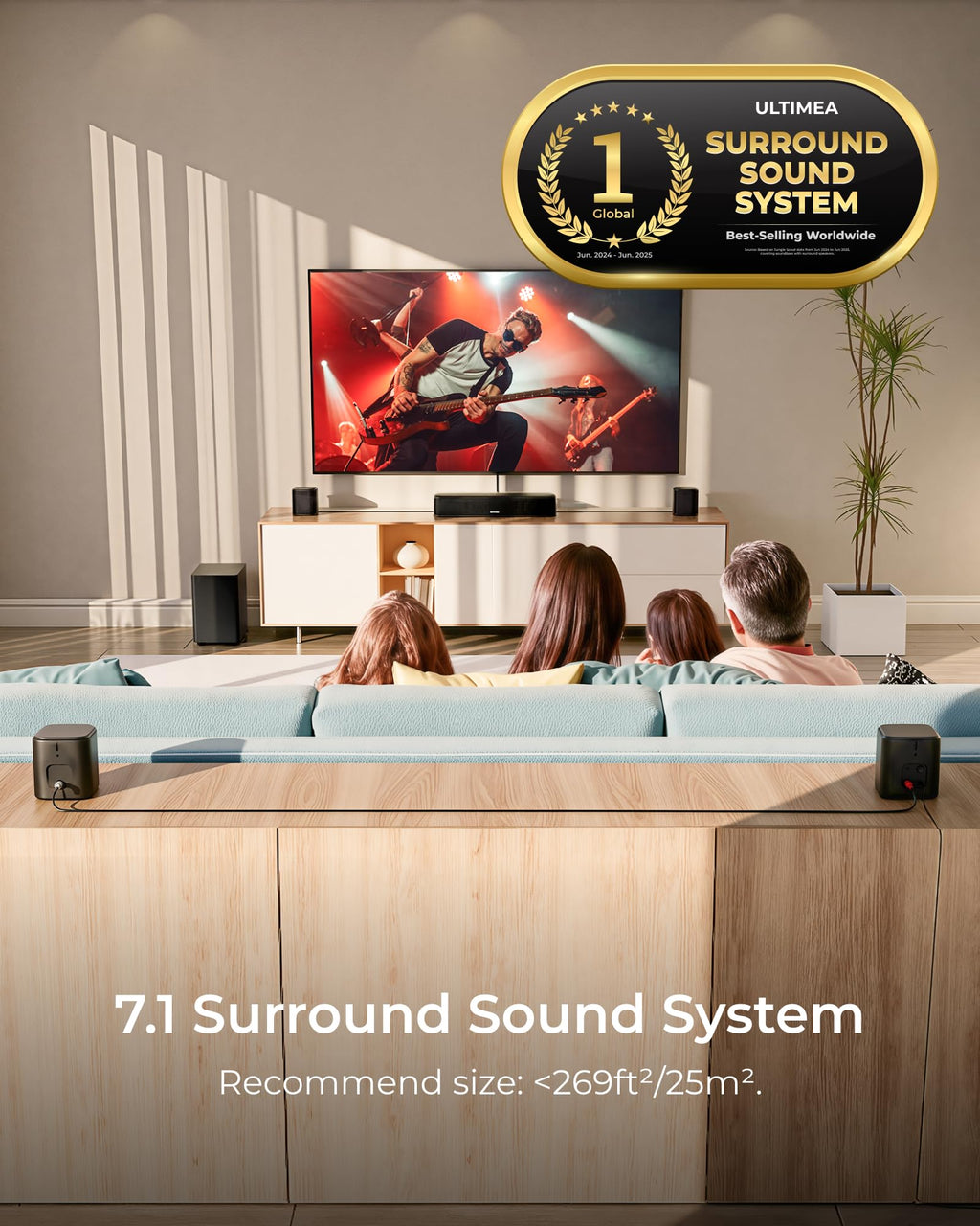 ULTIMEA Soundbar with Wireless Subwoofer