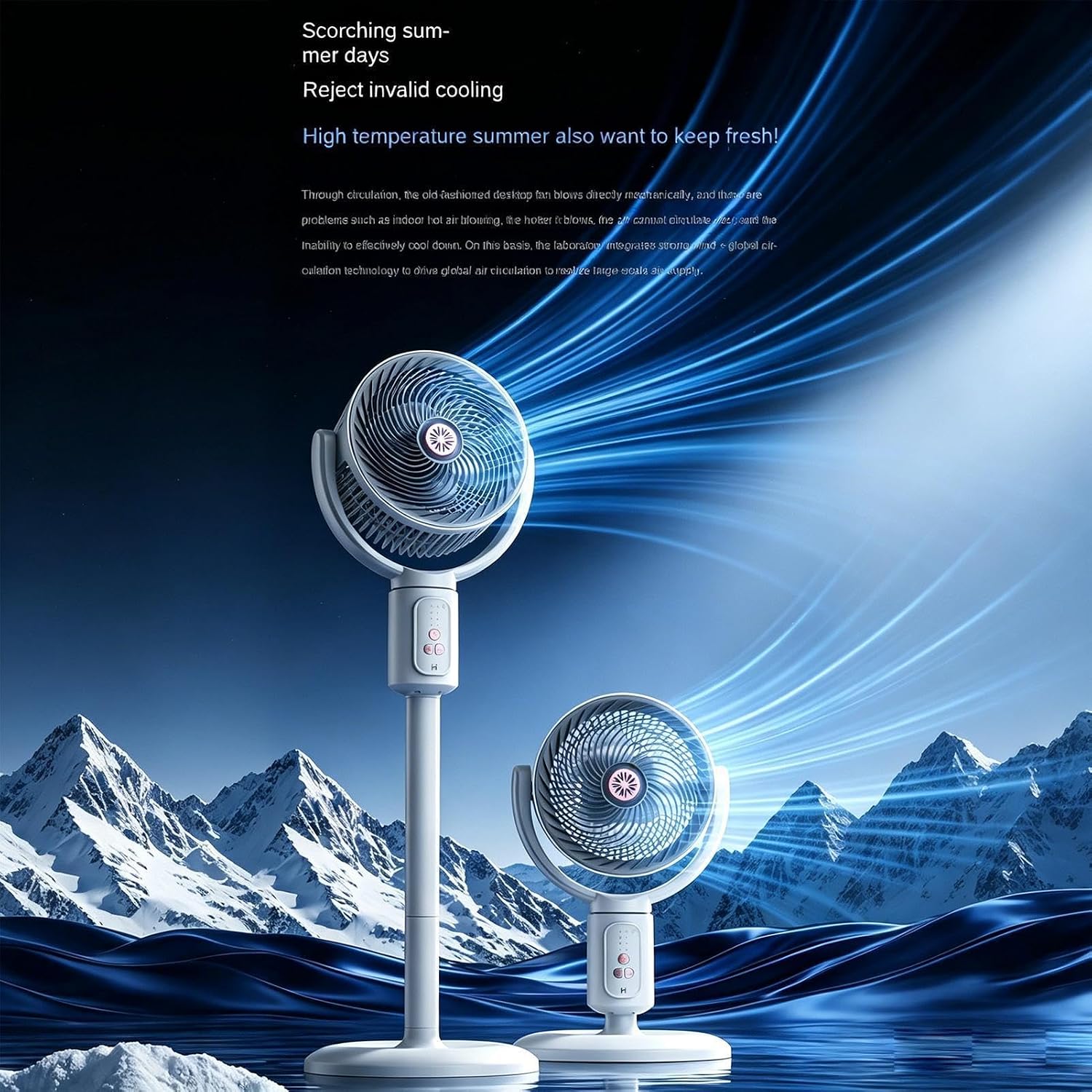 Standing Fan Remote Control Oscillating