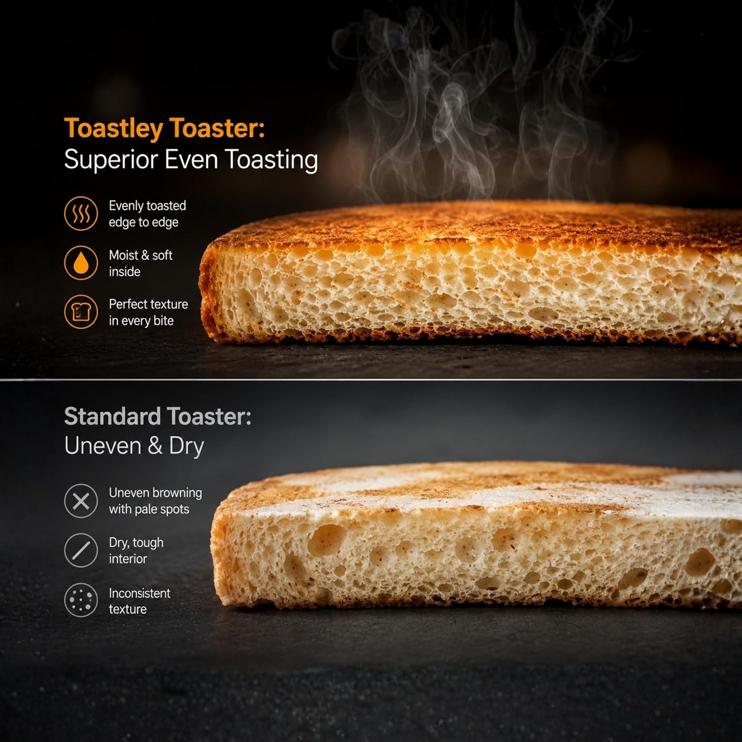 Toastley 2 Slice Smart Toaster