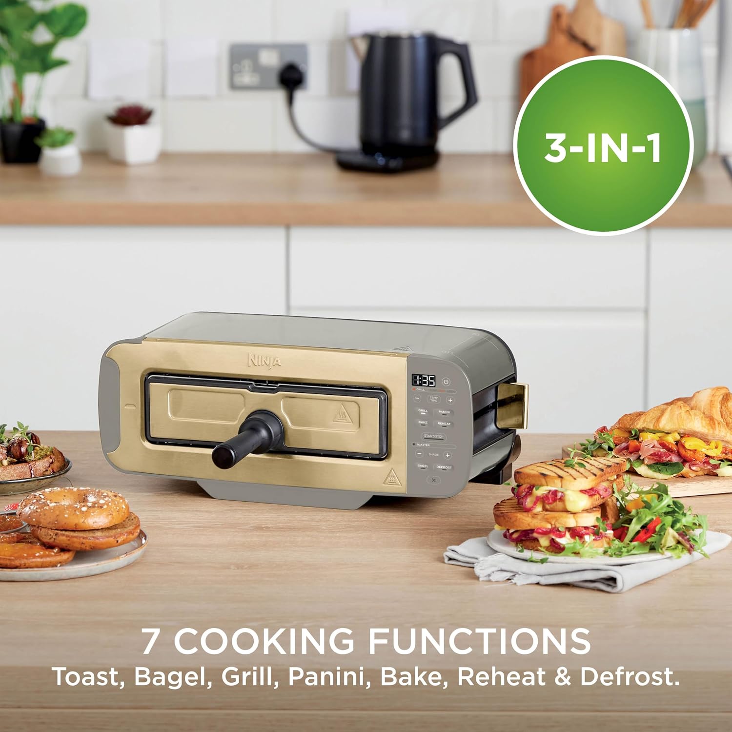 Ninja Foodi 3-in-1 Toaster, Grill & Panini Press