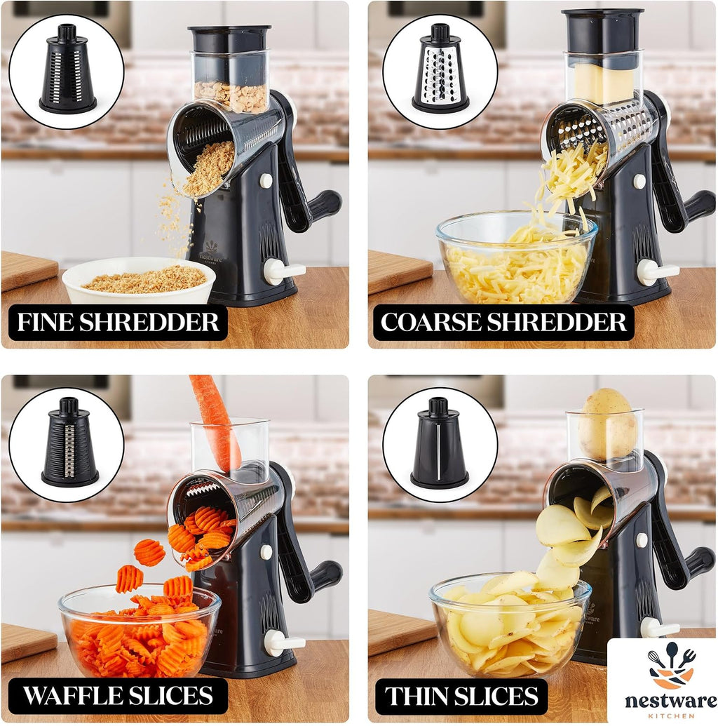 Rotary Cheese Grater 5 Blade