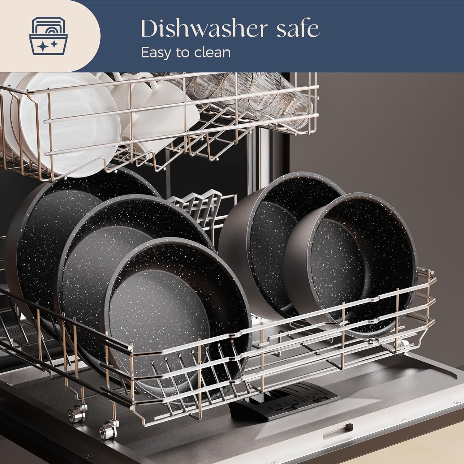 Non Stick Pots and Pans Set 17 Piece