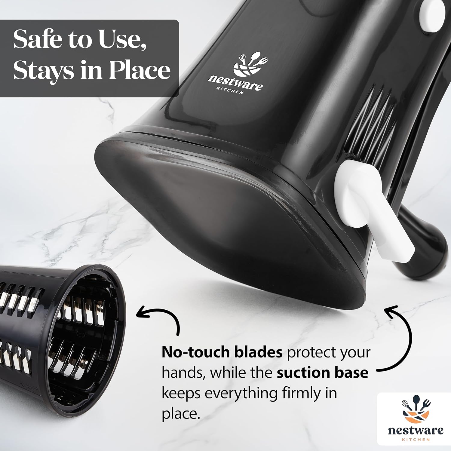 Rotary Cheese Grater 5 Blade