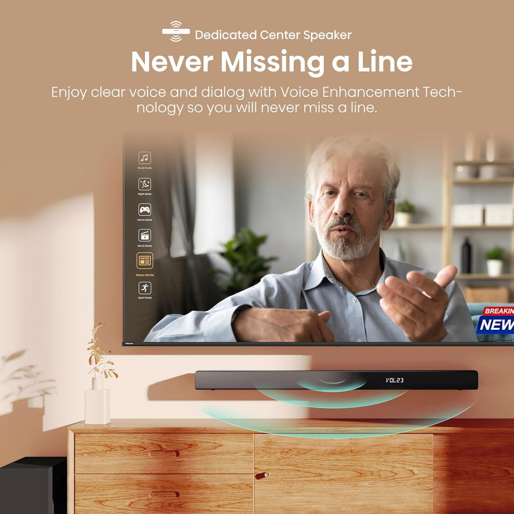 Hisense AX5125H 5.1.2 Channel Soundbar