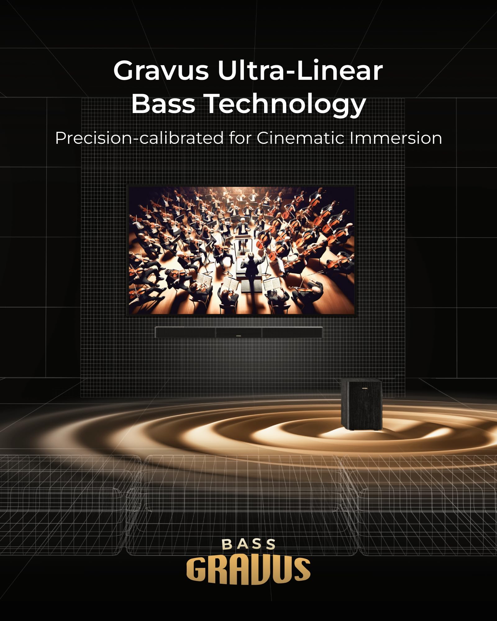 ULTIMEA Soundbar with Wireless Subwoofer