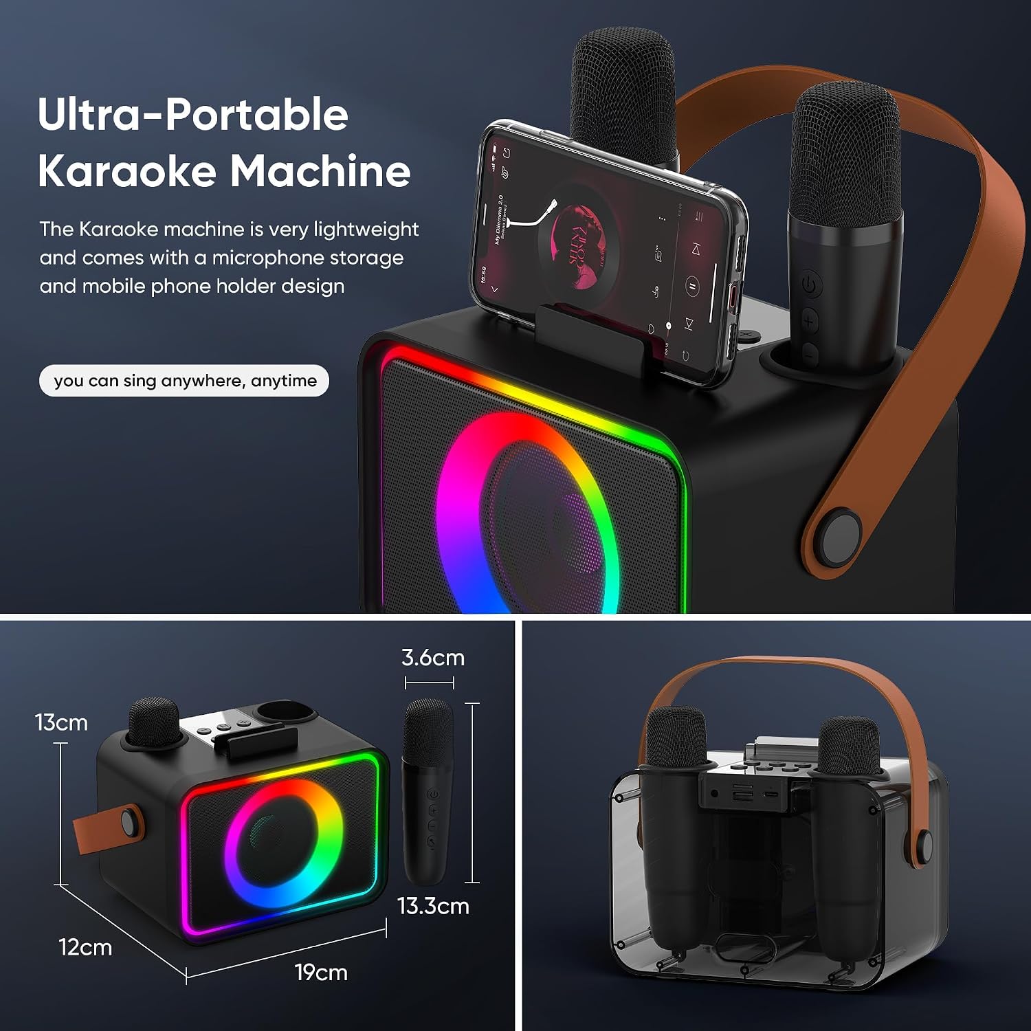 Karaoke Machine 2 Microphones