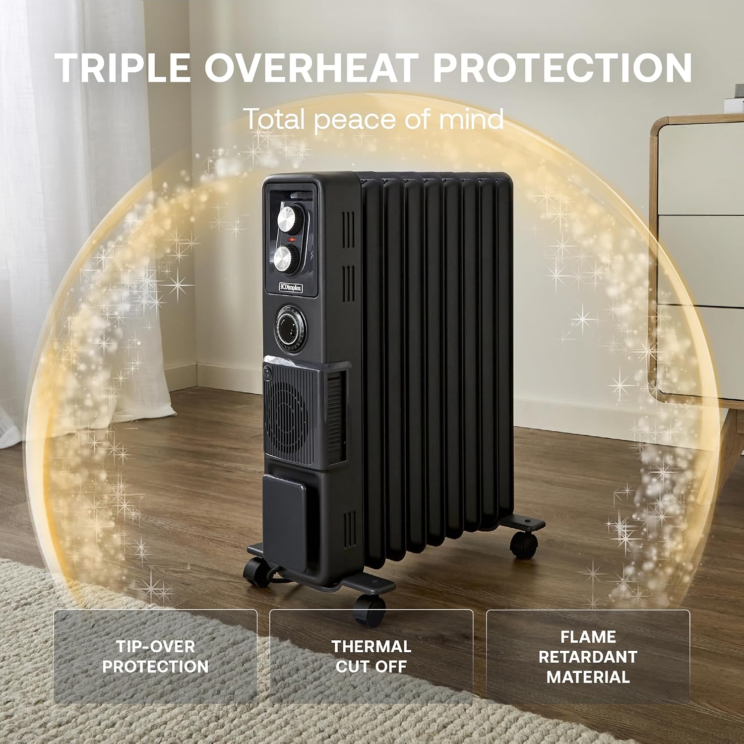 Dimplex ECR20 Oil Free Portable Radiator