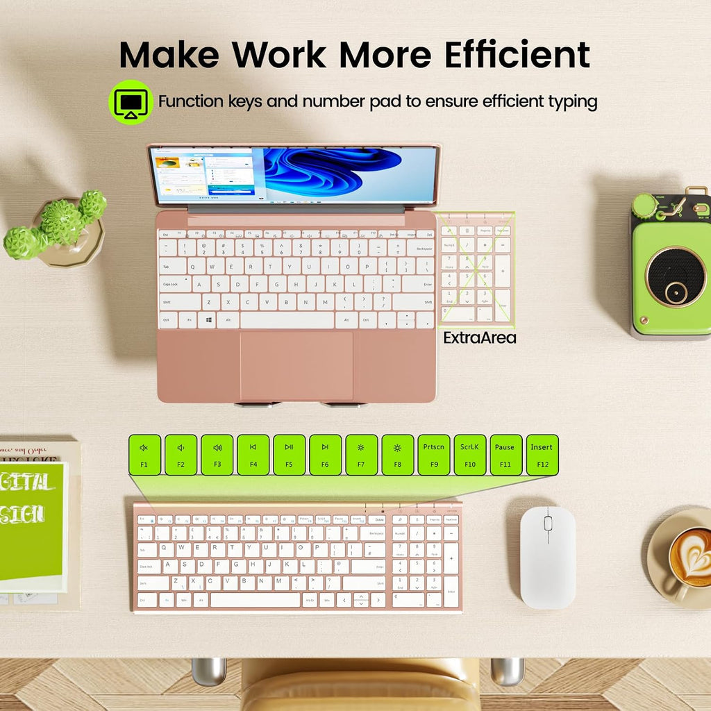 seenda Slim Wireless Keyboard & Mouse Set