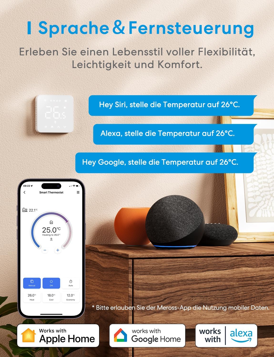Meross WiFi Smart Thermostat