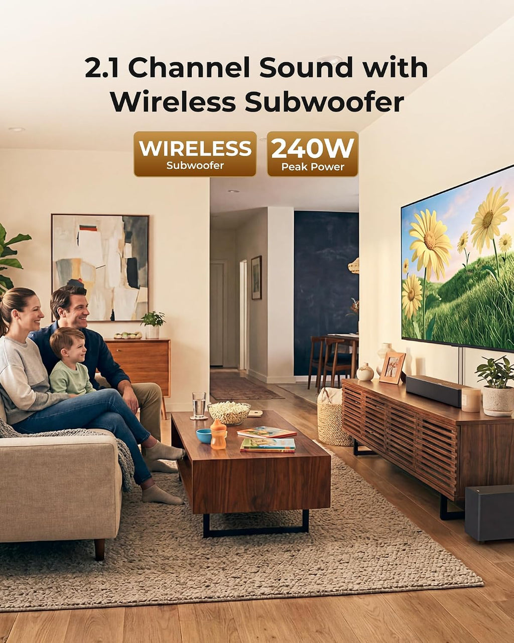 ULTIMEA Soundbar with Wireless Subwoofer