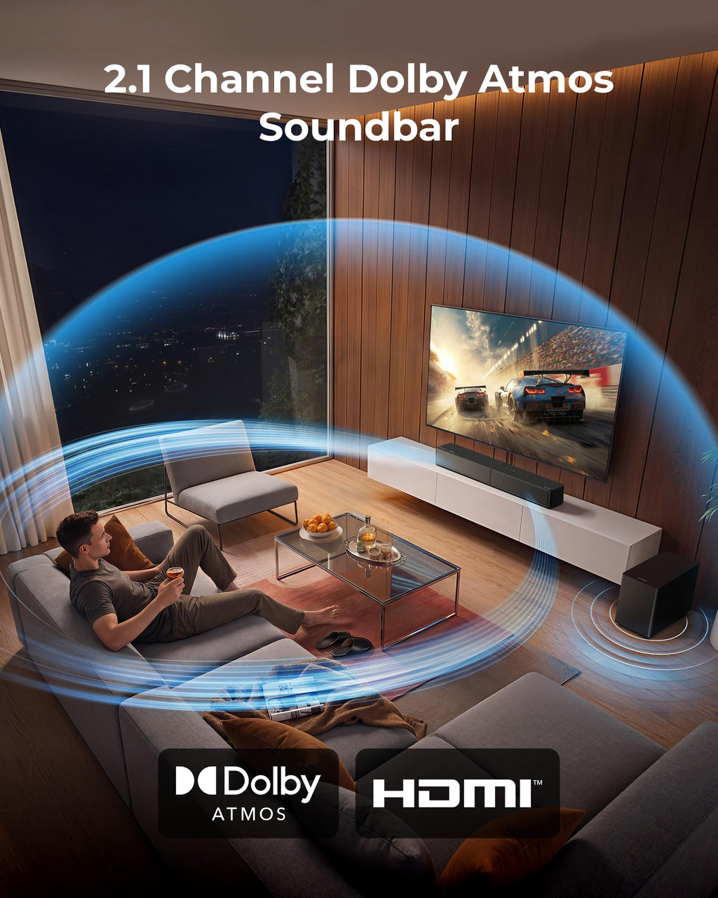 ULTIMEA Soundbar with Wireless Subwoofer
