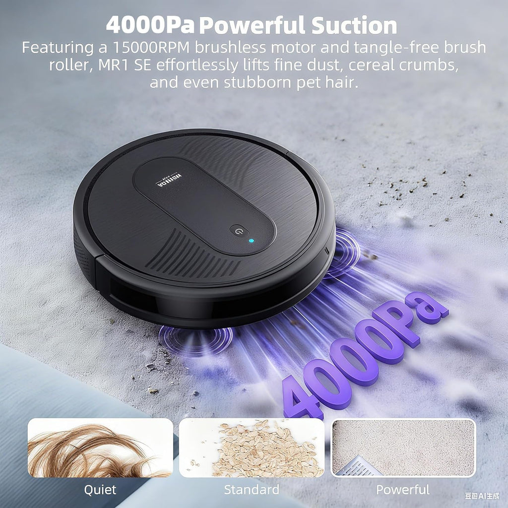 MONSGA Robot Vacuum Cleaner with Mop