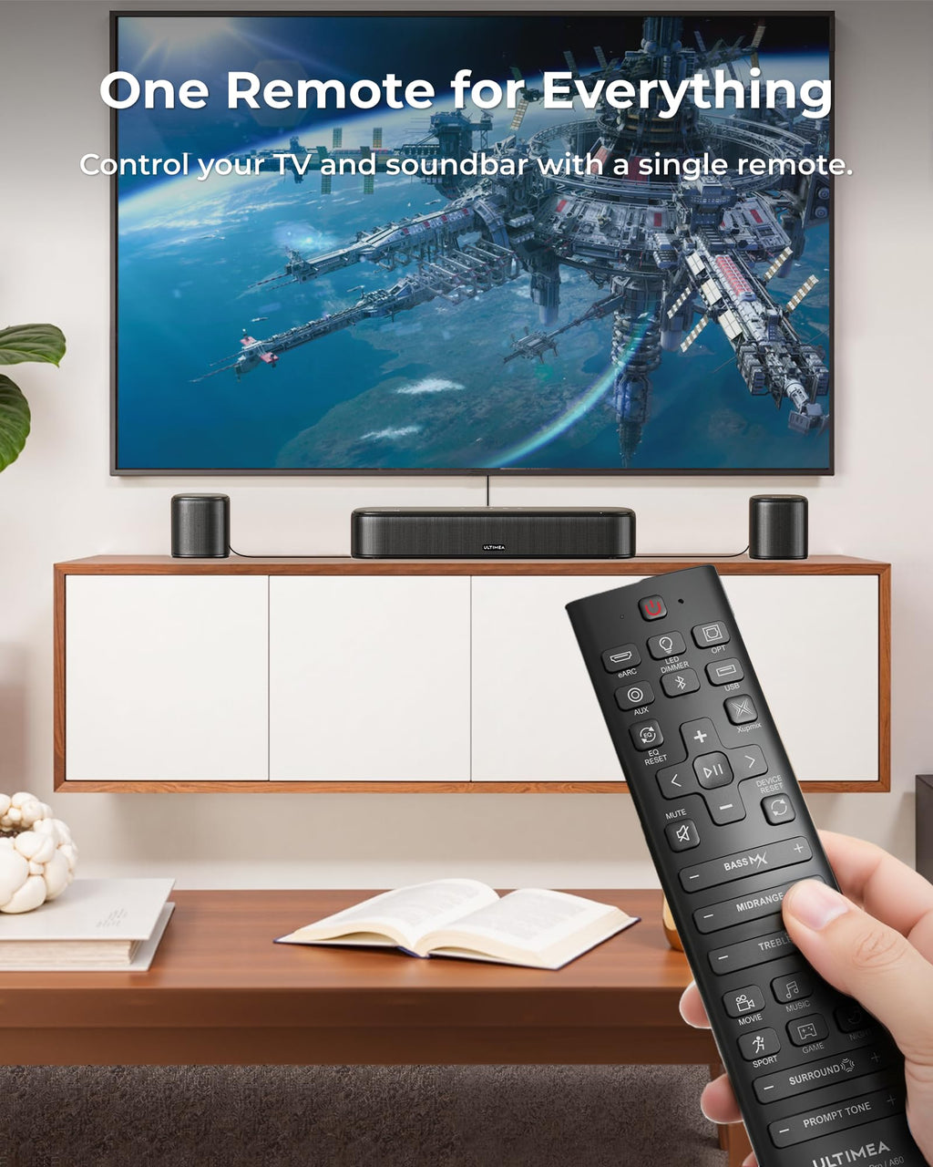 ULTIMEA Soundbar with Wireless Subwoofer