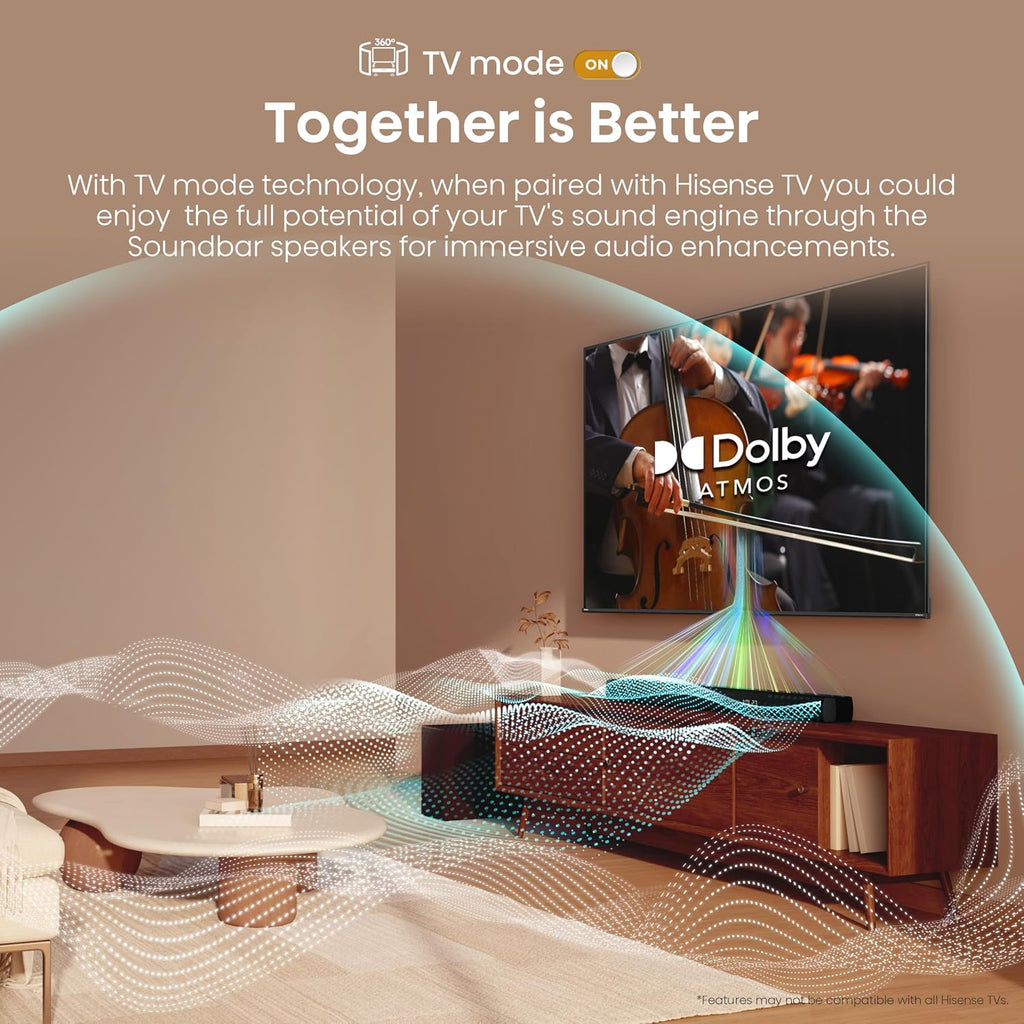 Hisense AX5125H 5.1.2 Channel Soundbar