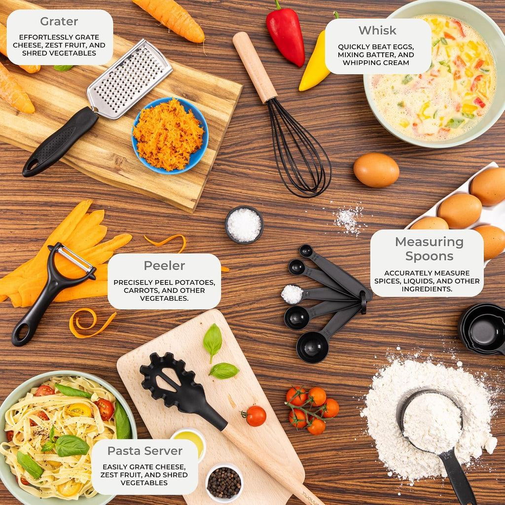 Nuovva Kitchen Utensils Set 35pcs