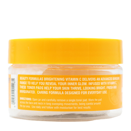 Beauty Formulas Brightening Vitamin C Toner Pads 40 pcs