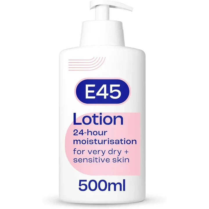 E45 Moisturising Lotion Pump Dispenser 500ml