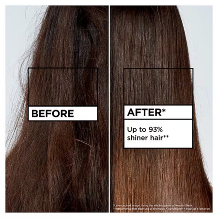 Garnier Keratin Sleek Shampoo With Argan Oil For Frizzy & Dry Hair - 200ml