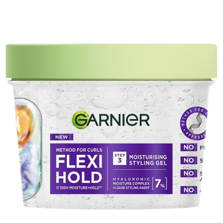 Garnier Method For Curls Flexi Hold Moisturising Styling Gel - 370ml